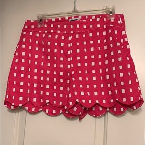 Mud Pie pink scalloped shorts